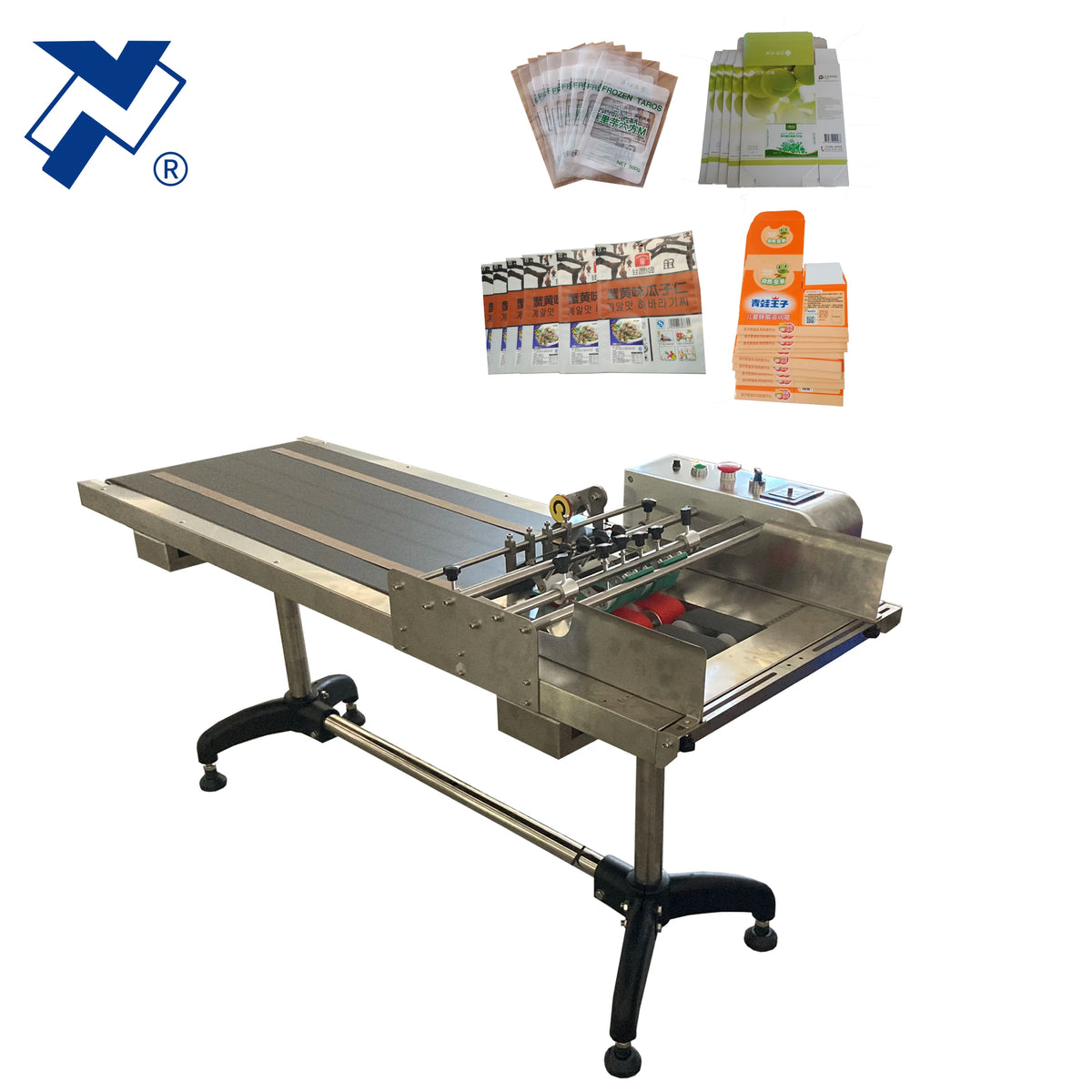 Industrial Food Plastic Bag Friction Feeder Manufacturer for Continuous Inkjet Printing Machine TTO Printer and Labeling System