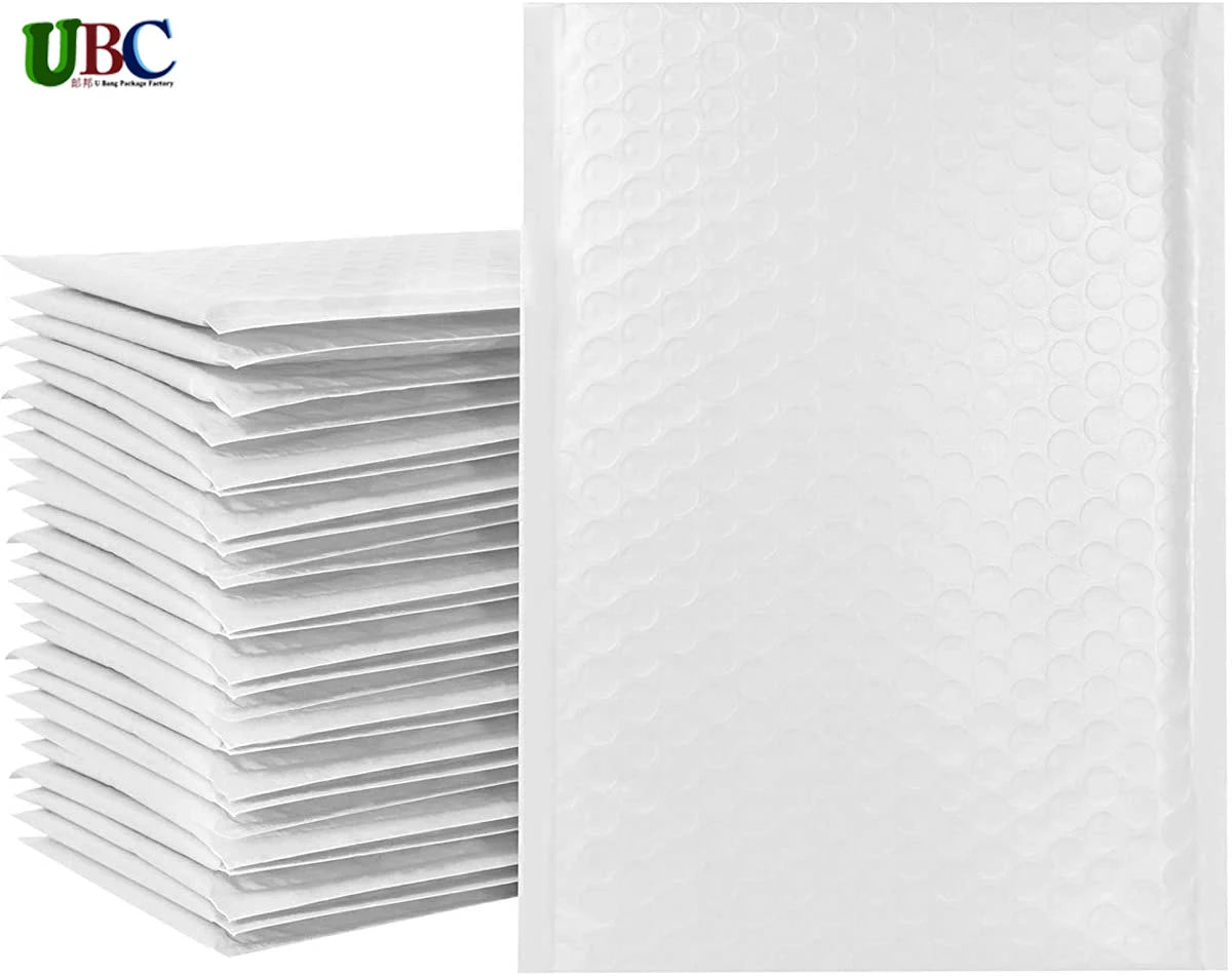 [Fast Delivery]  50PCS-4x8 Inches bubble mailing envelope poly bubble mailer economy colored poly bubble mailer