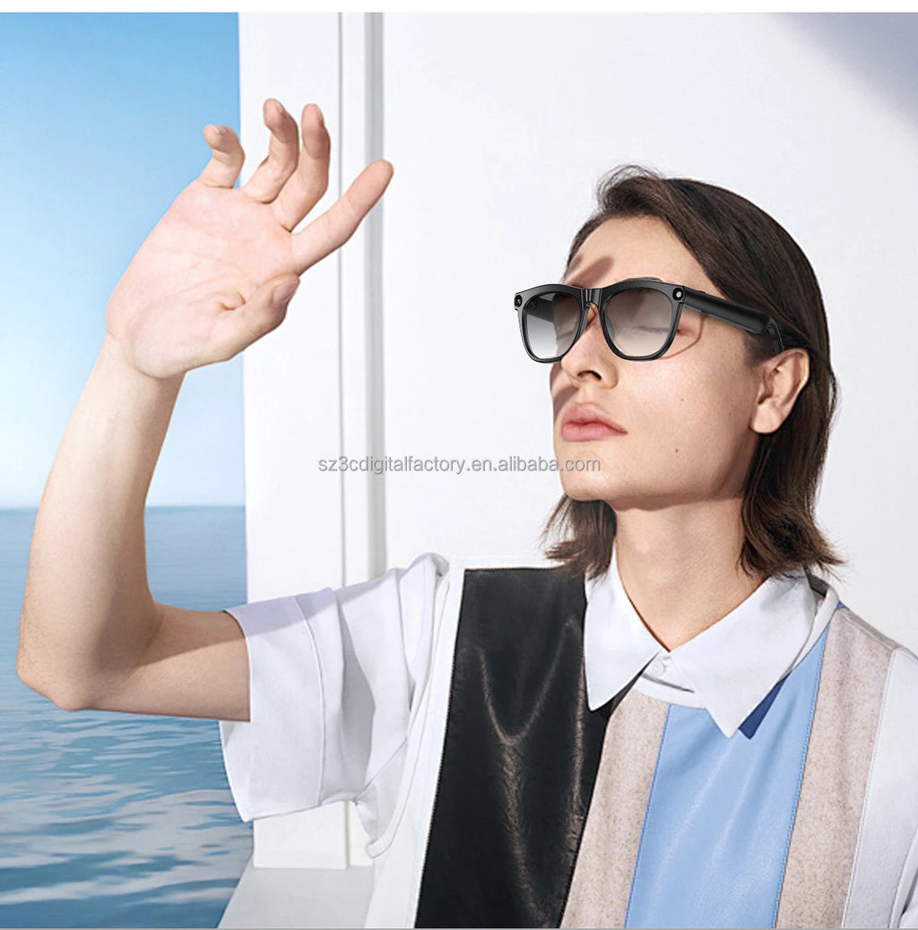 NextGen CY01 Smart Glasses AIPowered Translation 8.0MP Camera Multimedia Player AR Hardware Glasses Tidesmit