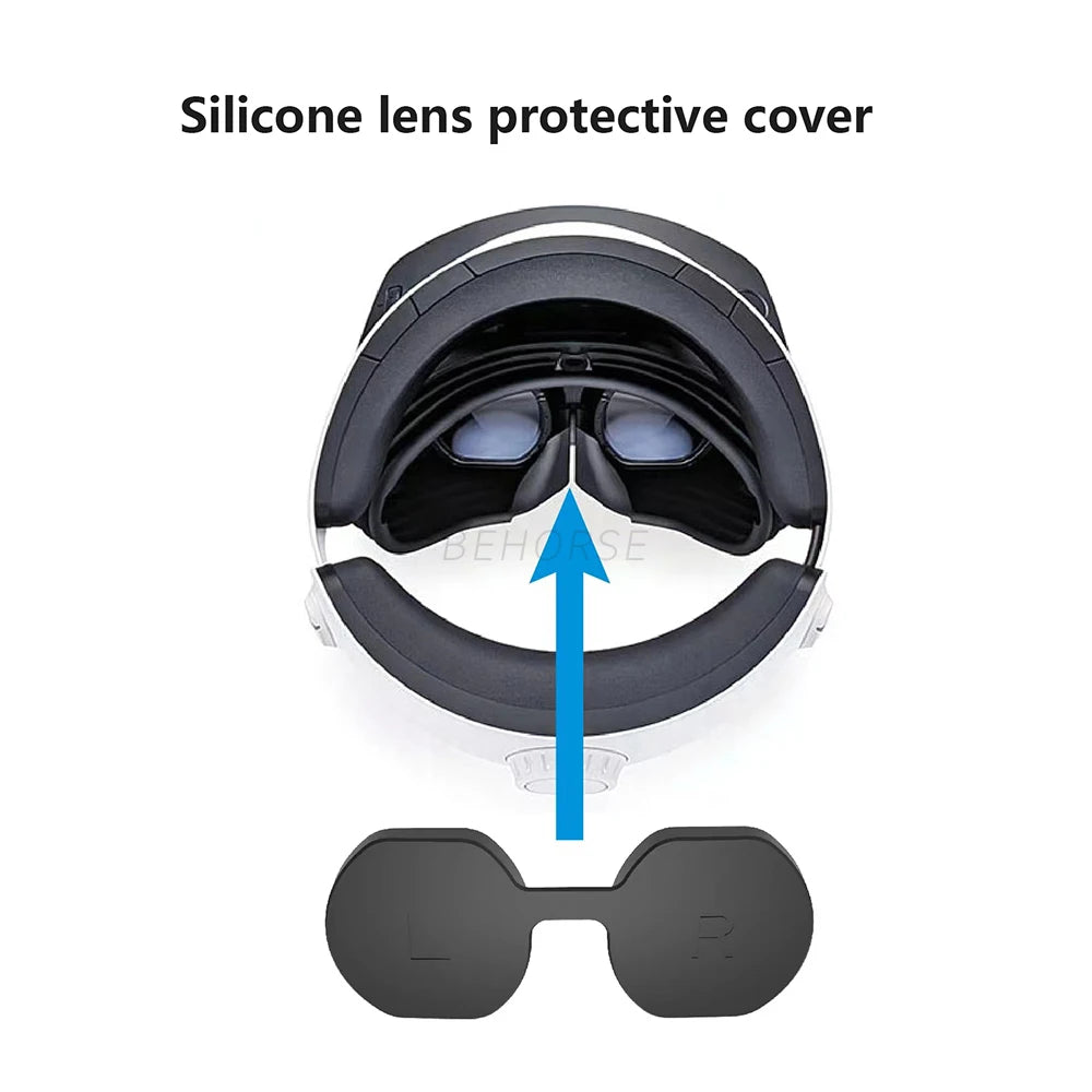 Portable EVA Hard Travel Bag Shockproof Storage Case for Playstation VR 2 and AR Hardware Carrying VR Accessories Tidesmit