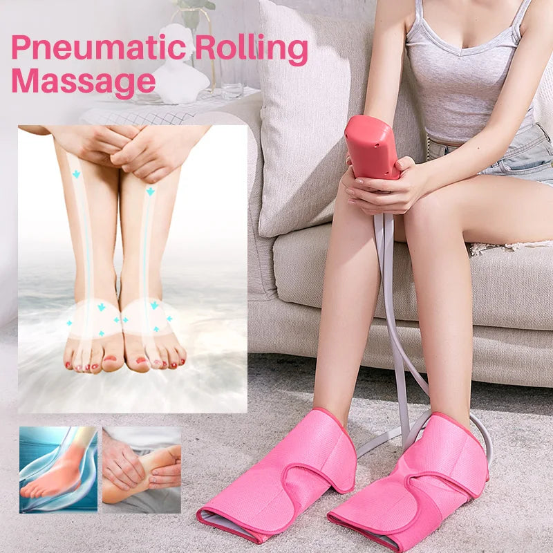 Leg Massager for Circulation - Air Compression Calf Relief Device Relaxation Treatment Tidesmit
