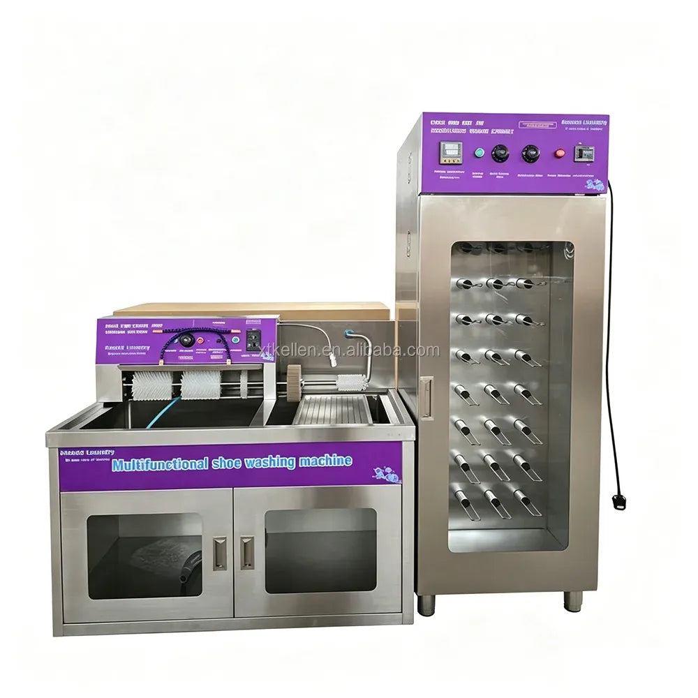 Commercial Fully Automatic Shoe Washing Dryer Machine Stainless Steel