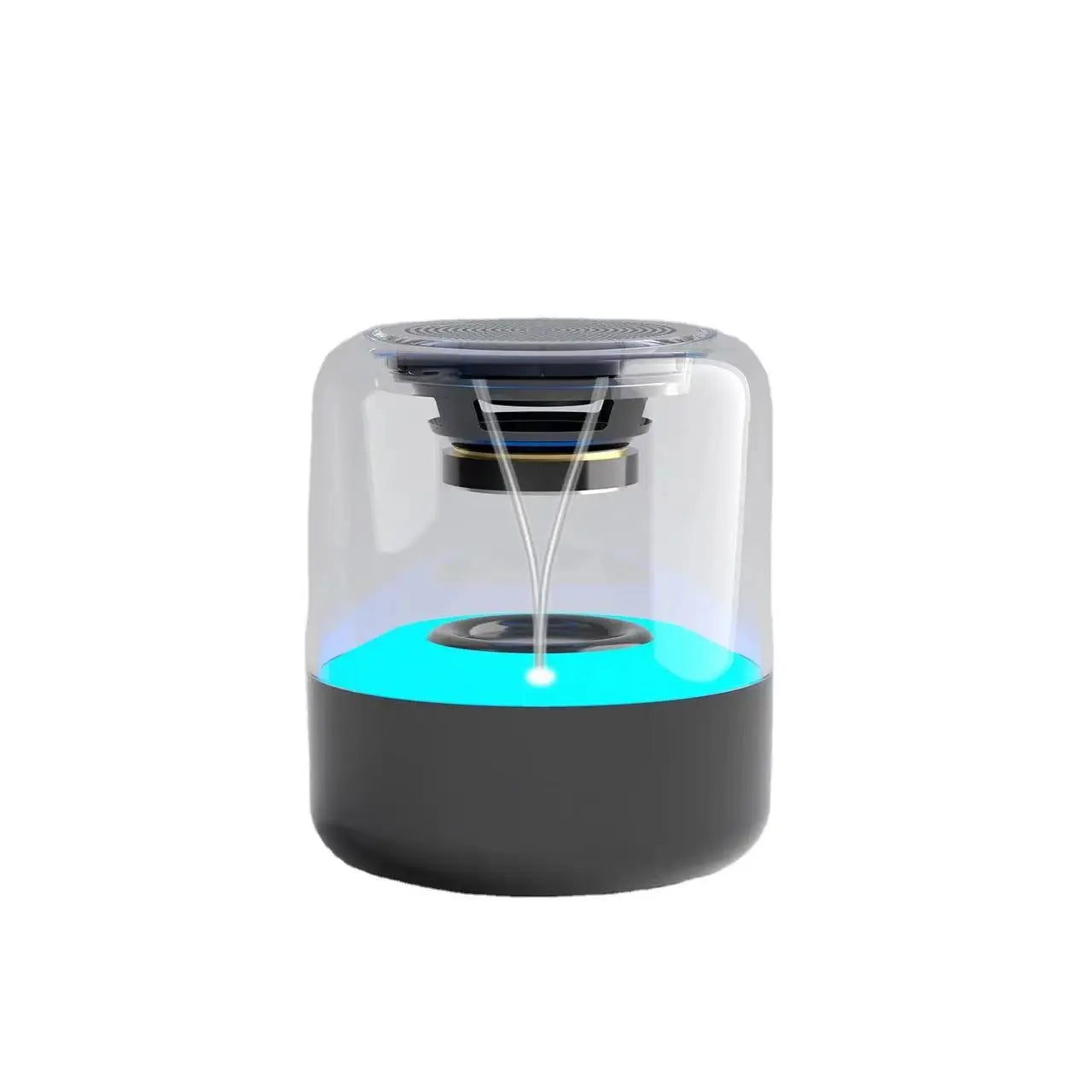 Bluetooth Speaker -2024 High Quality Portable RGB Wireless Subwoofer BT Speaker USB Computer DJ Outdoor Parties Hot Sale Transparent Speaker