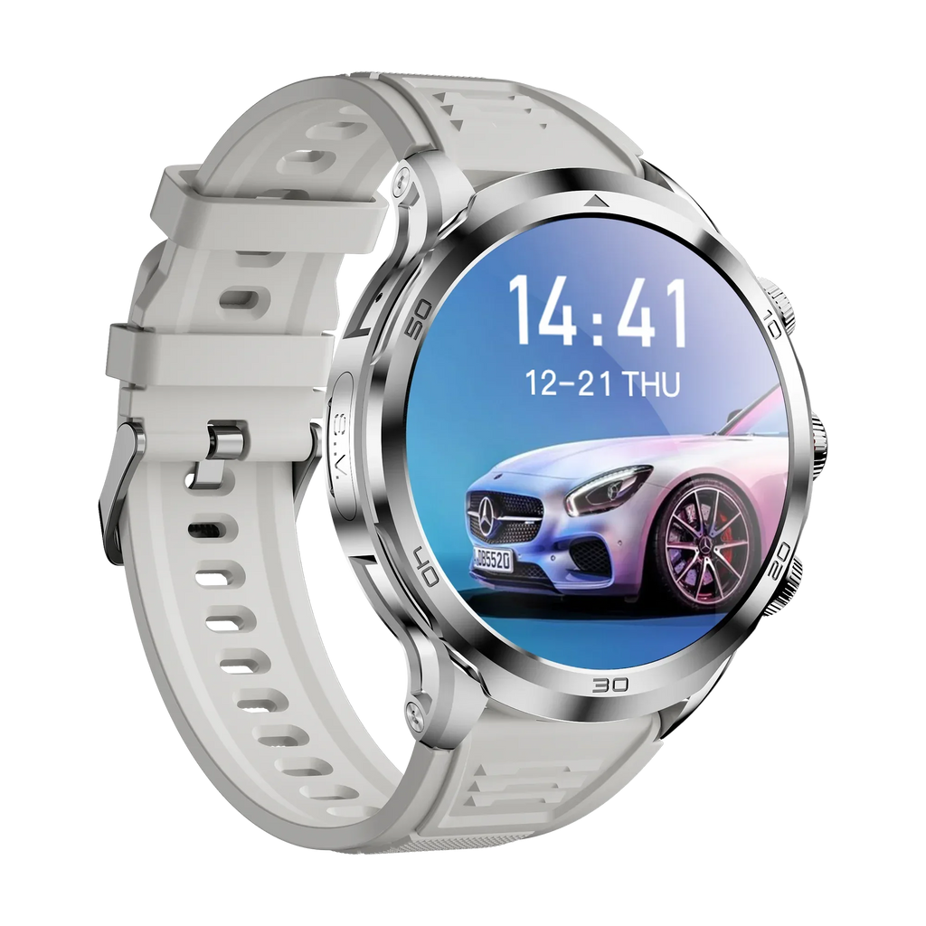 H19 Smart Watch 4G Android 1100Mah Battery 466*466 Display Amoled Heart Rate 1.95 Inch Screen GPS WIFI Smartwatch Men SimCard - Tidesmit