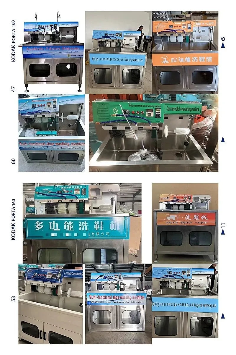 Commercial Electric Shoe Washer Dryer with UV Ozone Sterilization