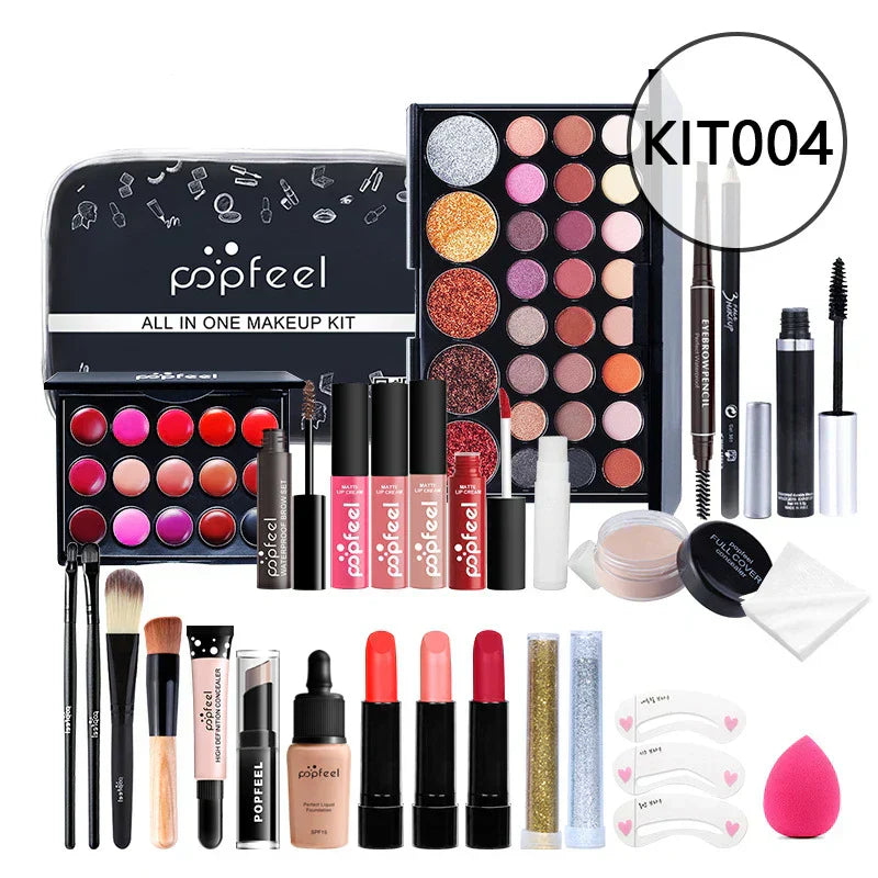 HOT 20 Styles New Arrival Foundation POPFEEL Birthday Gift Makeup Gift Set ALL in ONE Full Professional Makeup Kit for Girl ALIBABA KIT004 Tidesmit
