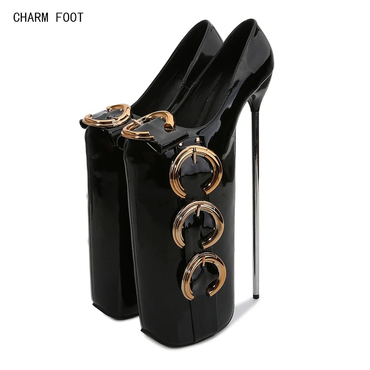 Fashion Bow C Button Shooting Props Special Props Super High Heel 30cm