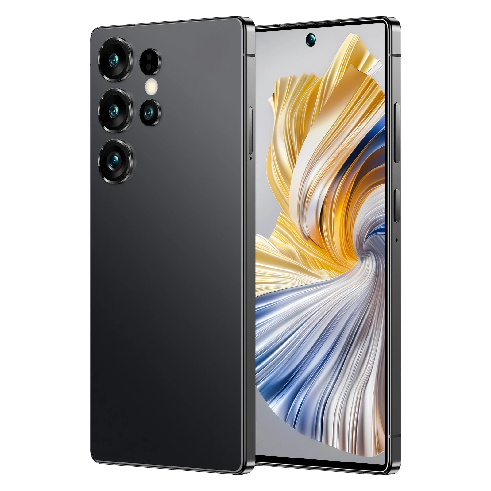 Tidesmit ULTRA 5G S25 smartphone with 7.3 inch HD screen, 12GB RAM, and 108MP camera for high-performance gaming.