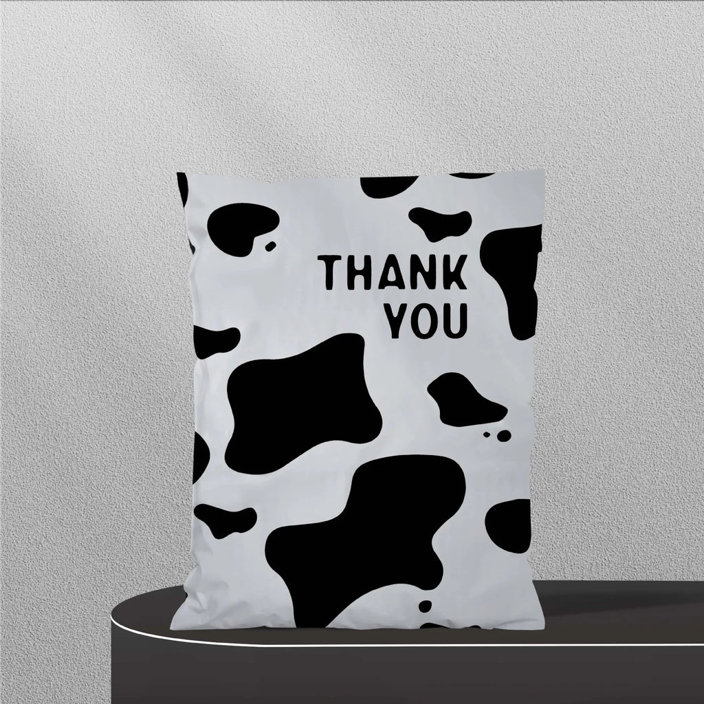 Waterproof Tear-Resistant Poly 3mil Thick Shipping Bags for Clothing Cute Mailing Envelopes Self-Seal Copperplate Printed