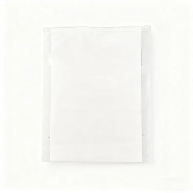 Custom 0.16mm Matte Zip Lock Bag for Clothing for Socks and Underwear Barrier Plastic Bag