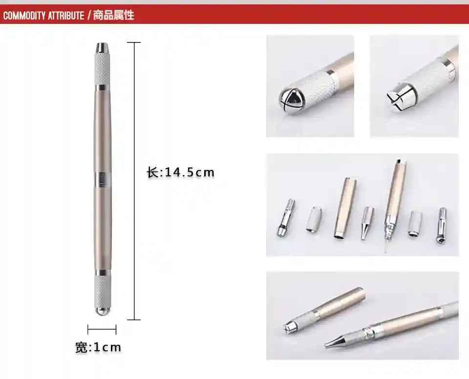 Manual Microblading Pen - Professional PMU Tool for Precise Detailing Permanent Makeup Machines Tidesmit