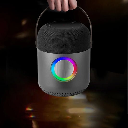 Bluetooth Speaker -New Style 100W Portable RGB LED Light Touch Panel Button 360 Surrounding Sound  Wireless Speaker Subwoofer TWS TF USB