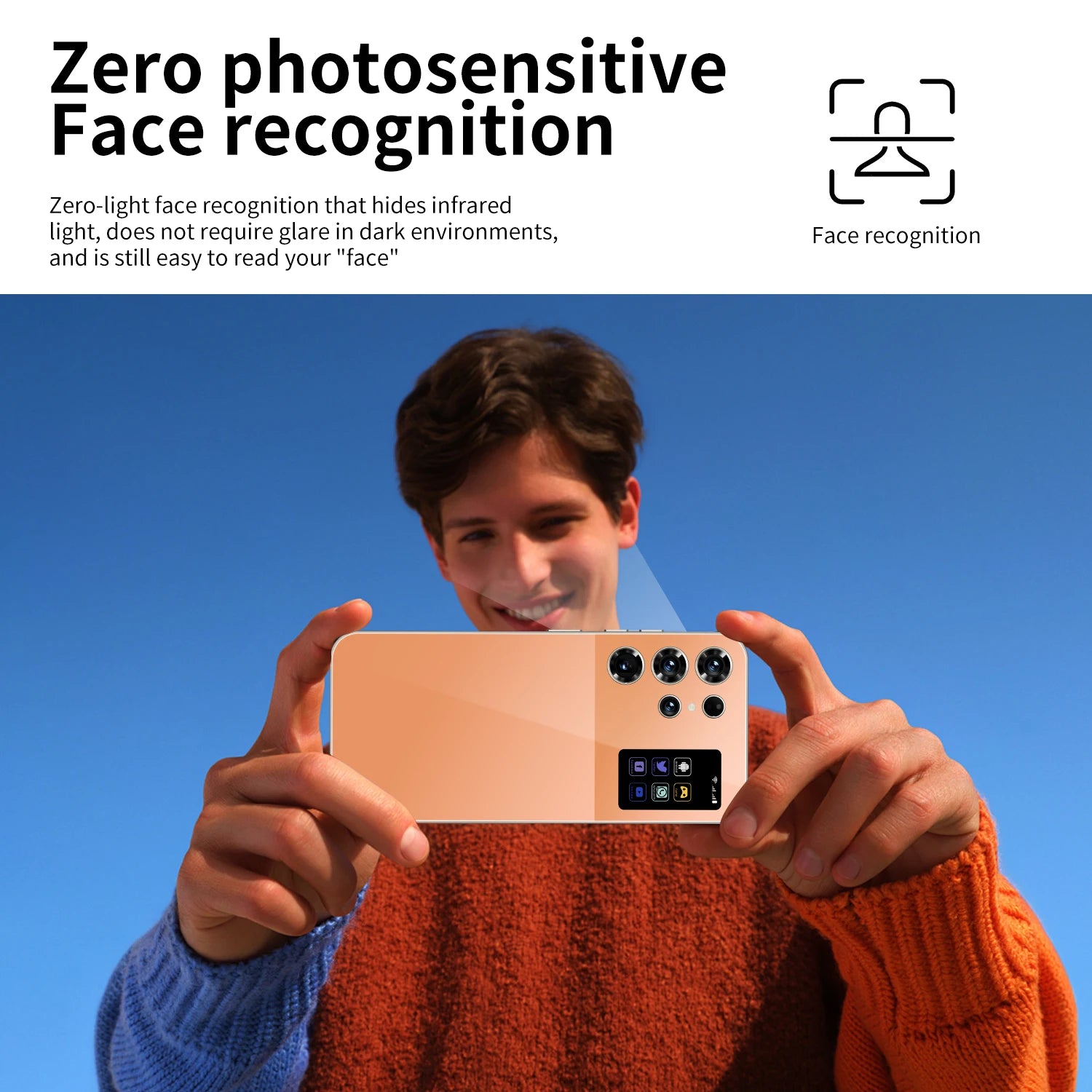 Hot Sales S26 Ultra Smart 5G Smartphone 16GB+1TB Cellphone  Android 14 7.3 Inch HD Screen Unlocked 4G+5G Connectivity Phone - Tidesmit