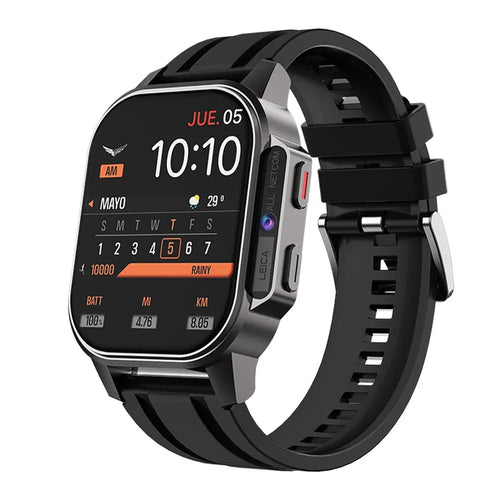 2025 B22 android Smart Watch 4G with sim card 2.04inch Amoled Camera WIFI Heart Rate Video Call Sports Health Smartwatch for Men - Tidesmit