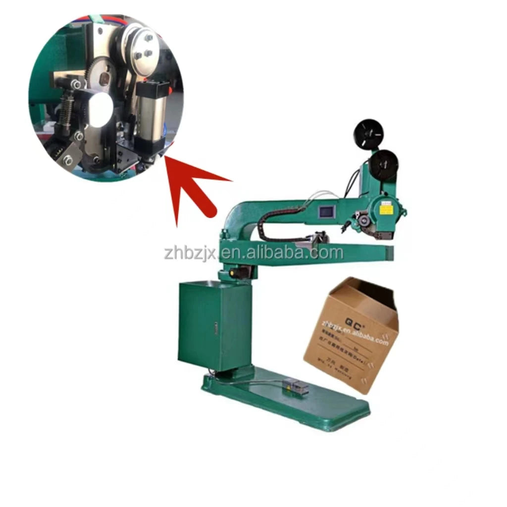 ZHENHUA GDJ Manual Operate Stapler Corrugated Boxes Push Stitcher Stitching Machine for Big Carton