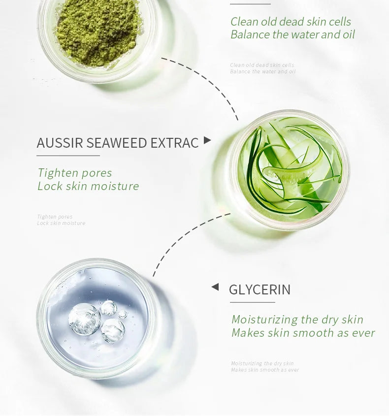 Matcha Exfoliating Face Scrub – Deep Pore Cleansing Gel 60g Scrubs Treatments Tidesmit