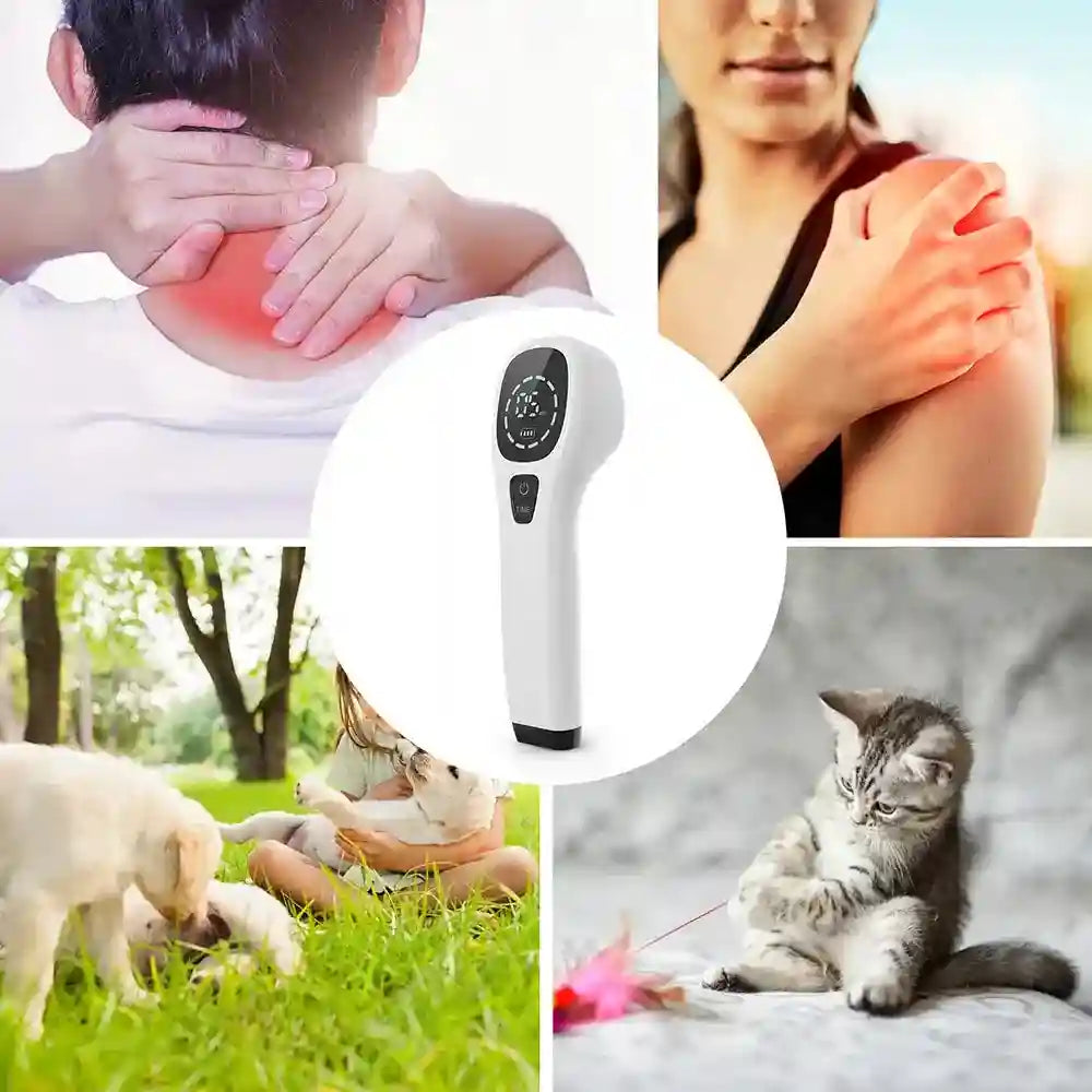 Laser Therapy Device for Pain Relief - 808nm LLLT Portable Wellness Tool Eye Massage Instrument Tidesmit