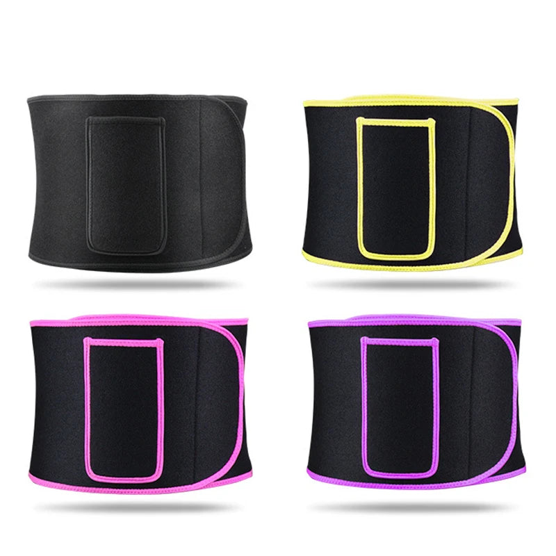 Fitness Waist Belt for Men and Women Support Protection Belt Waist Wrap Belt With Storage Bag Brace Back Tidesmit