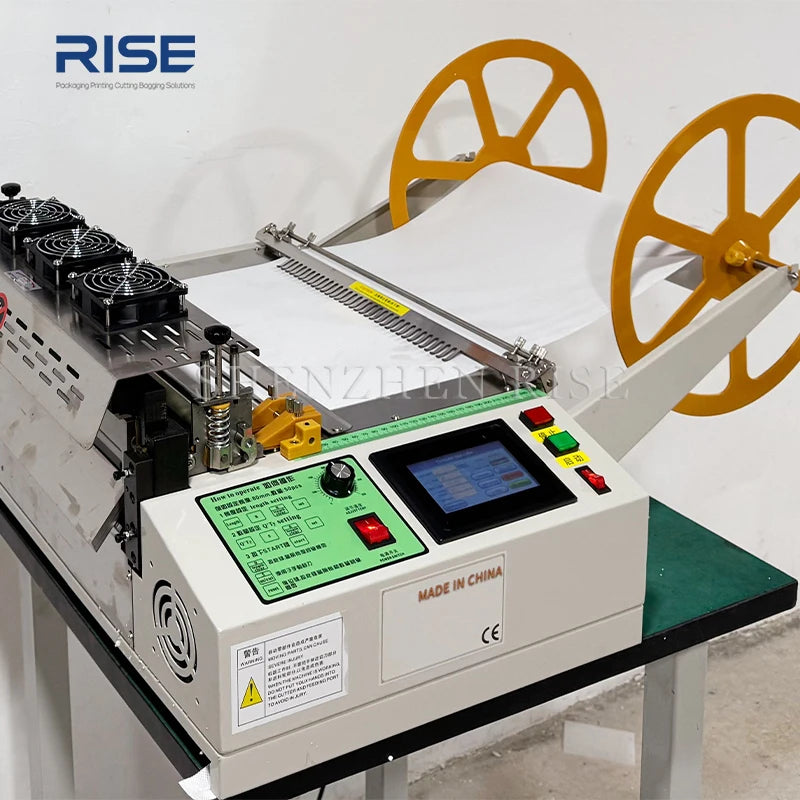 Customized Velcro Tape Cutting Non Woven Roll Sheet Cutting Machine Tape Cutter With Wholesale Price