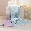 Exquisite Handmade Silk Scarf & Brooch Gift Set for Women