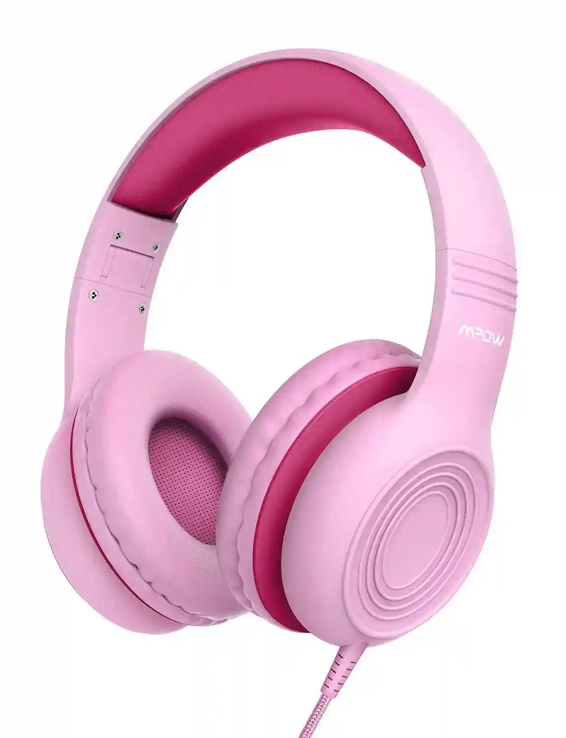 Wired Kids Headphones with Safe 85dB Volume Limiting by Tidesmit Pink Tidesmit