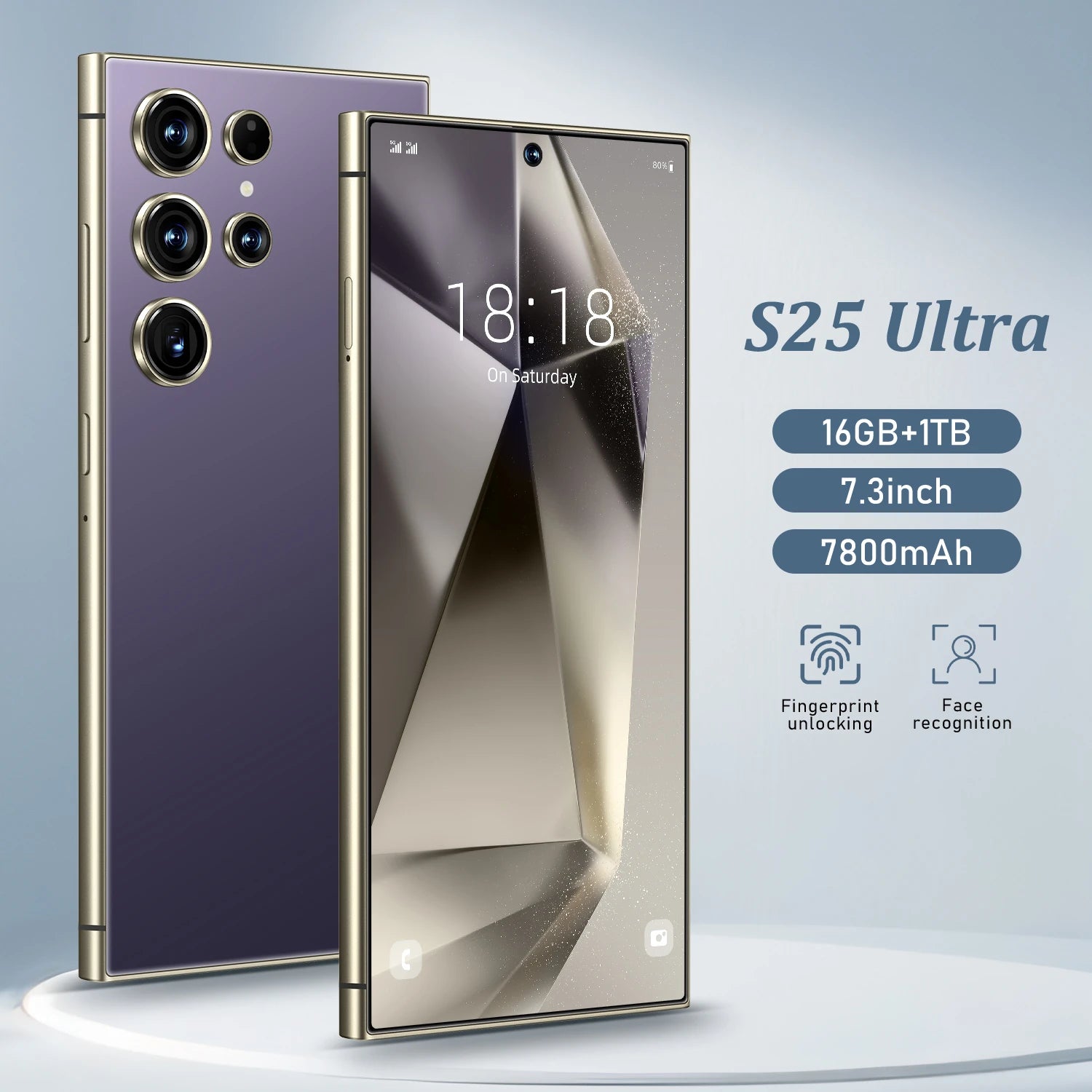 S25 Ultra 16GB 1TB 5G Smartphone - AMOLED Dual SIM Unlocked Tidesmit