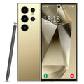 S24 ULTRA 5G Smartphone Ultimate Global Gaming Features 16GB RAM 1TB Storage 108MP Rear Camera Facial Recognition Mobile Phones Gold 16g 1TB Tidesmit