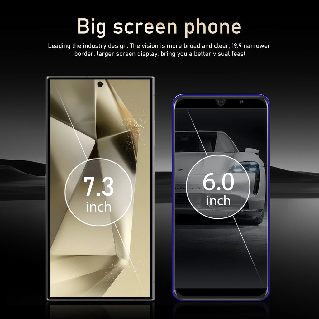 S24 Ultra 7.3 Inch 5G Smartphone with 16GB RAM 1TB Storage and 108MP Quad Camera in French and Spanish display