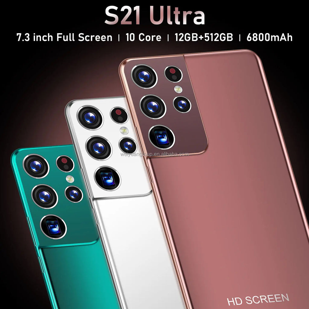 Hot Selling S25 ULTRA 12GB+512GB 6.7 Inch Phone Original Full Display Android 14.0 Mobile Cell Smart Phone - Tidesmit
