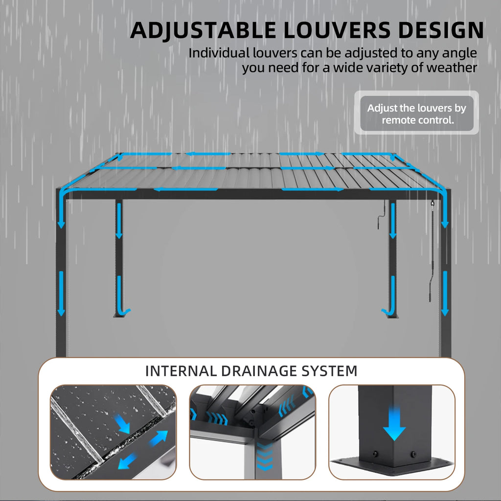 Portable Wireless Speaker Multifunctional Bluetooth Speakers Home Party Travel Business Waterproof Hd Sound Pergola My Store