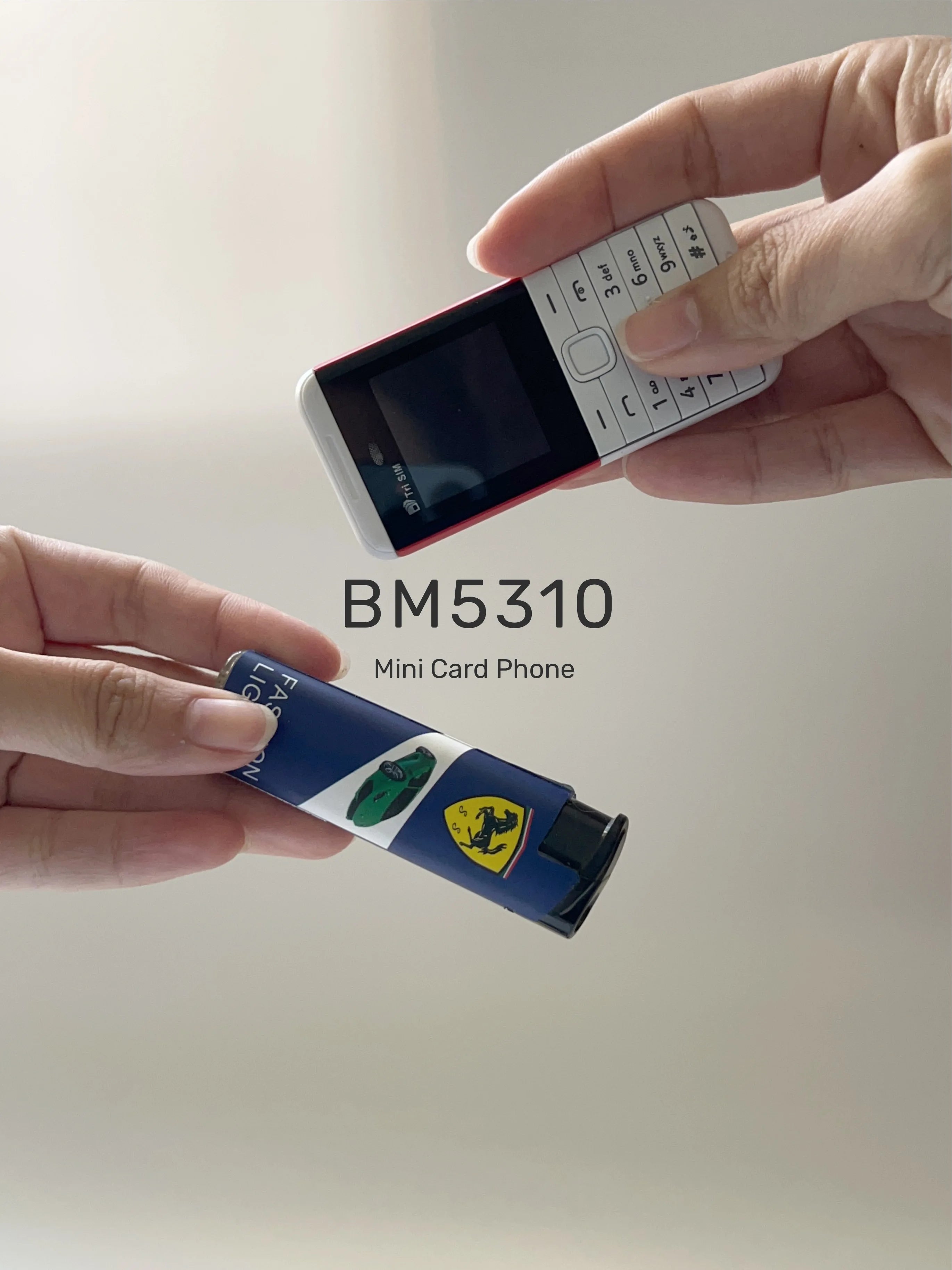 SERVO BM5310 Mini 3 SIM Standby Feature Mobile Phone Speed Dial Magic Voice Blacklist MP4 Player FM Radio Small Backup Cellphone