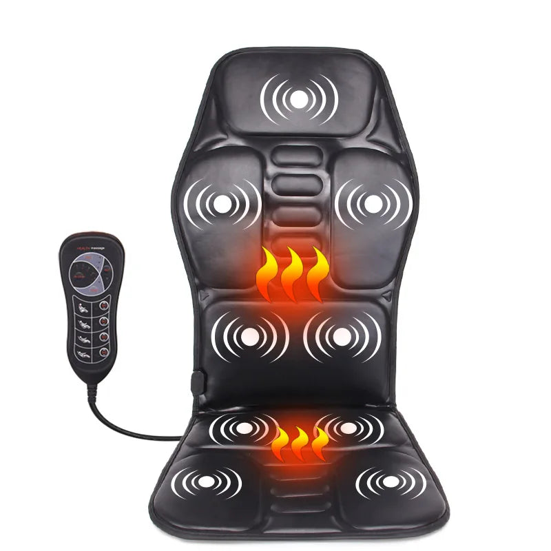 Electric Back Massager Cushion with Heat for Deep Tissue Muscle Relief Massage Cushion A Tidesmit