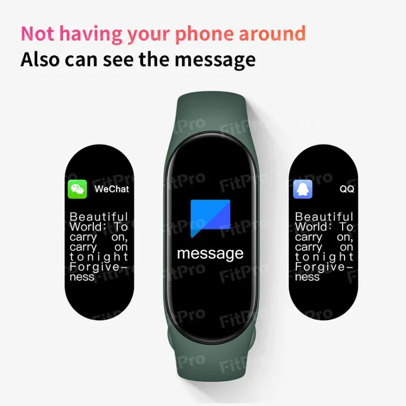 Factory Direct Sales Latest Smart Band 7 M3 M4 M5 M6 Fitness Watch Activity Tracker Watches Mi M6 M7 Bracelet - Tidesmit