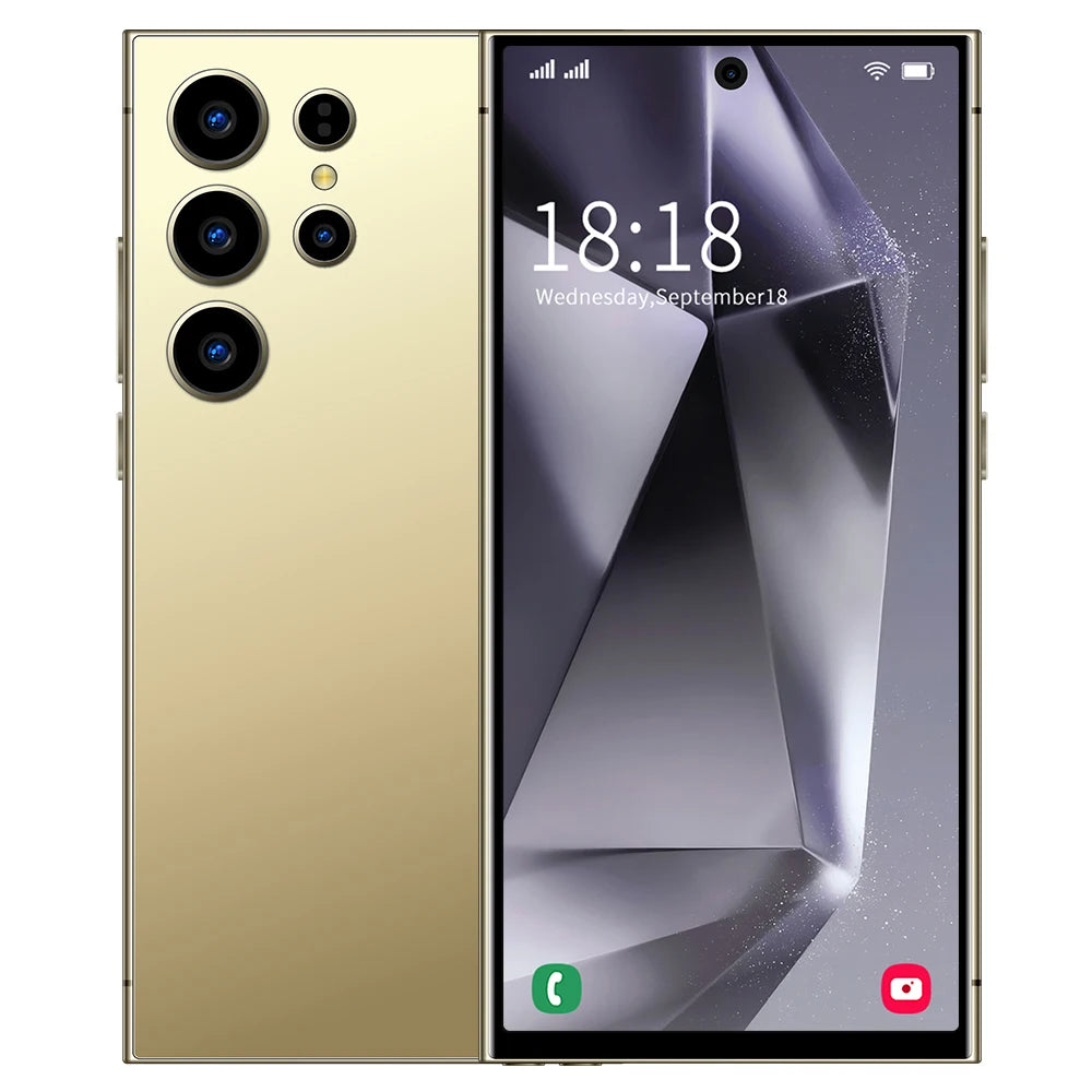 2024 New Ultra-high Speed S24 Ultra 16GB+1TB 5G Smart Phone 7.2-inch 3-7MP Snapdragon 8+2 Android 14 Game Phone - Tidesmit