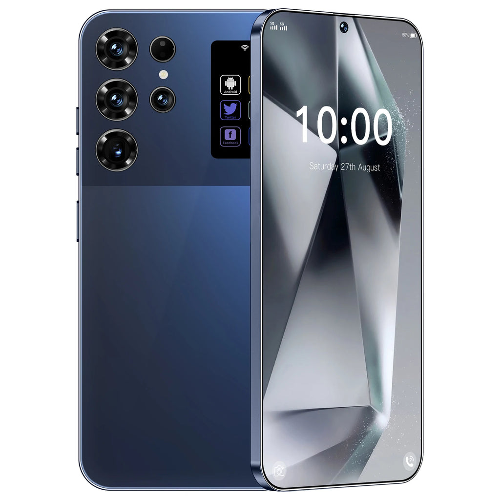 New S26 Ultra Smart 5G Smartphone 16GB+1TB Storage Android14 Cellphone  7.3 Inch HD Screen Unlocked 4G/5G Mobile Phone - Tidesmit