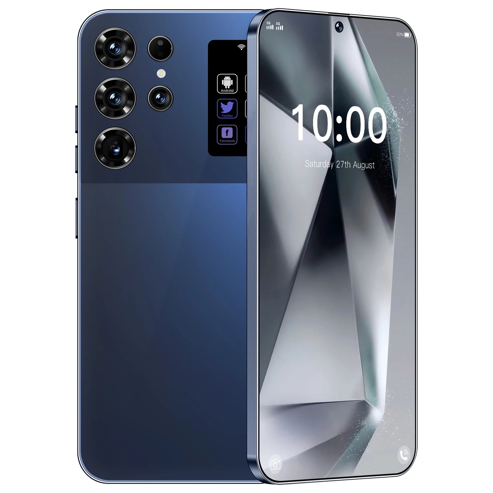 New S26 Ultra Smart 5G Smartphone 16GB+1TB Storage Android14 Cellphone  7.3 Inch HD Screen Unlocked 4G/5G Mobile Phone - Tidesmit