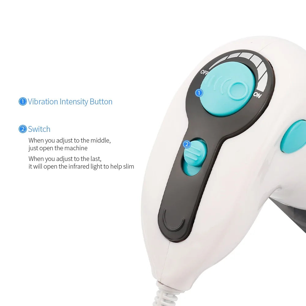 Electric Body Massager 4-in-1 Roller for Deep Tissue Muscle Relaxation Relaxation Treatment Tidesmit