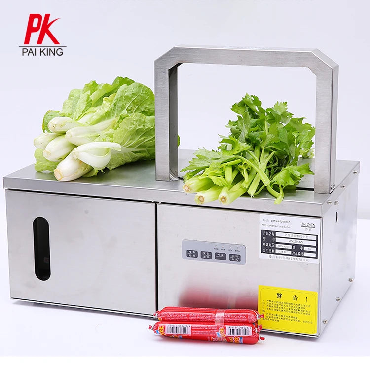 Tabletop Tape Binding Machine Strapping Vegetable Machine Desktop Small Objects Strapping Small Vegetable Banding Machine