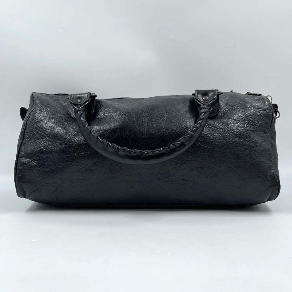 Wholesale Second-hand Luxury Handbags | Black Genuine Leather Tote Bag with Tassel | Pillow-shaped Design | Current Hot Trend