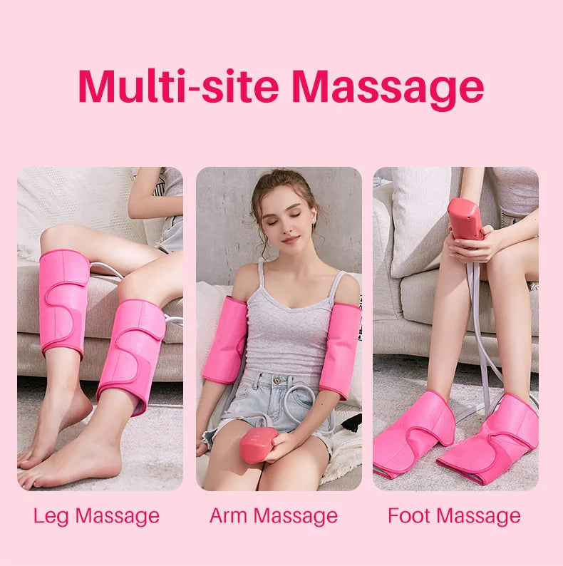 Leg Massager for Circulation - Air Compression Calf Relief Device Relaxation Treatment Tidesmit