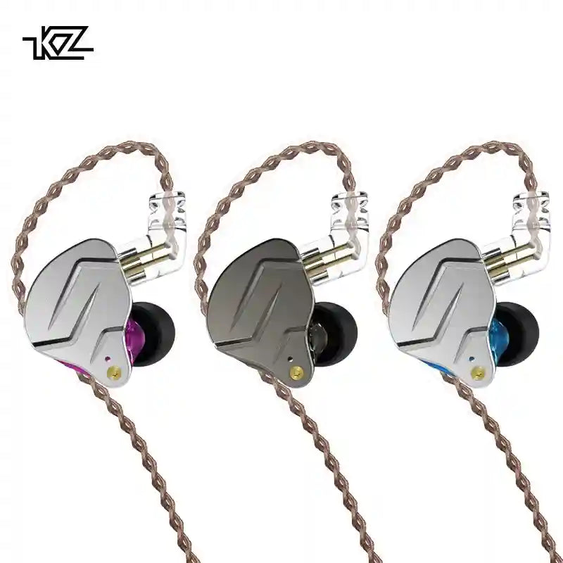 KZ ZSN Pro Hybrid Wired Earphones | High-Fidelity Studio Monitor In-Ear Tidesmit