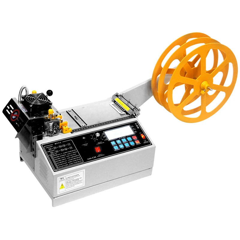 Automatic Cold and Hot Computer Magic Tape and Shoelace Cutting Machine/Small Hook and Loop Fasteners Ribbon Elastic Belt Cutter