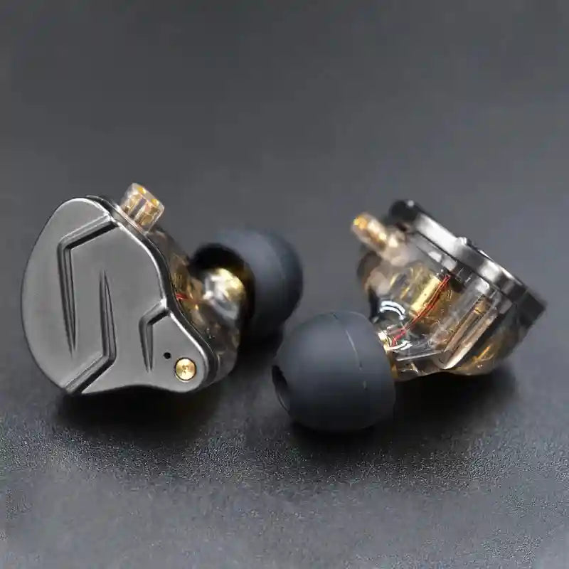 KZ ZSN Pro Hybrid In-Ear Monitors - Balanced Armature & Dynamic Driver Tidesmit