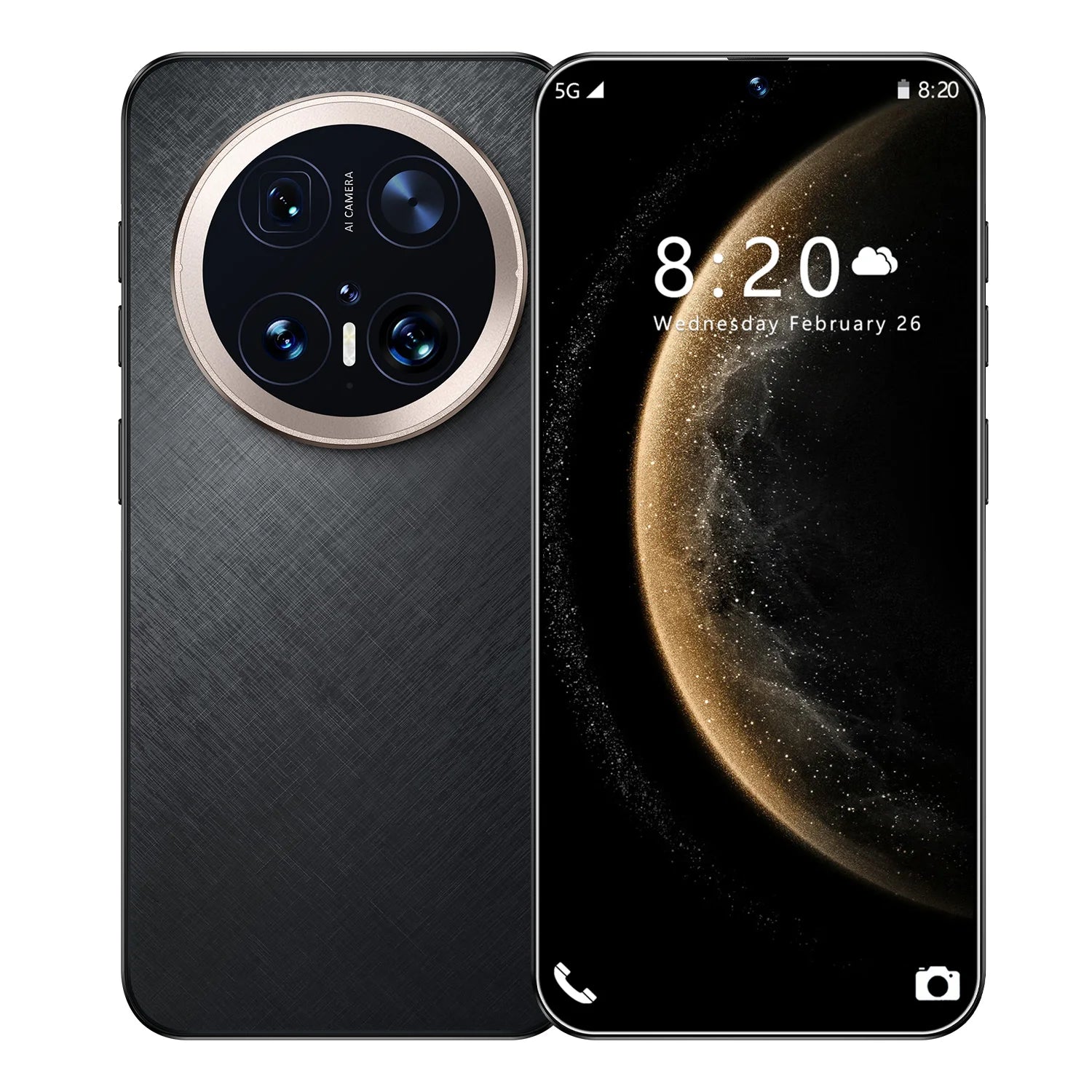 Mate 70 Pro 5G smartphone with 7.3 inch HD display, 108MP camera, 16GB RAM and 1TB storage in new condition.