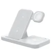 Shenzhen Factory's 3-in-1 15W/5W/3W Foldable Wireless Charger Holder for Smartphones Smart Watches Direct Multifunctional Device Universal White Tidesmit