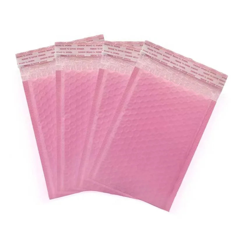 Ready to Ship Blue Poly Bubble Mailer White Envelope Package for Mailing Socks Shoes Fur