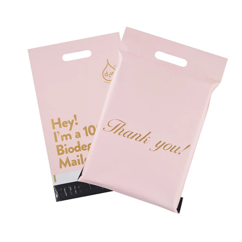 CX Poly Mailers Custom Print Logo Shipping Bags for Clothing With Handle Polly Mailer Thank You Polymailers Plastic Bags Mailers