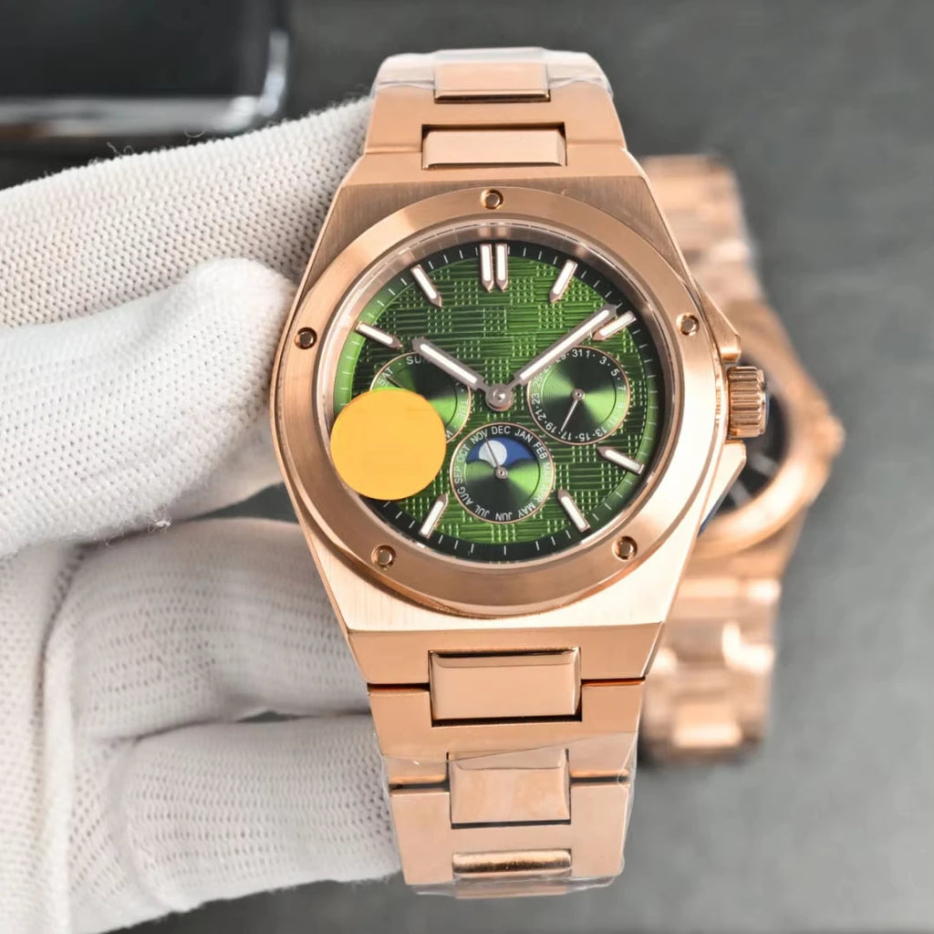 Top Quality Luxury Watch Stainless Steel case with Function Mechanical Watch for Business Use Suitable for Men Fashionable Watch
