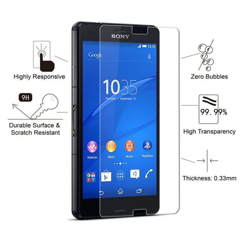Phone Glass for Sony XZ2 XZ2 Compact Premium XZ3 Screen Protector Tempered Glass for Sony XZ Premium XZS XZ1 Compact AE Tidesmit