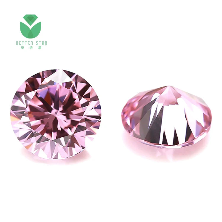 Fancy Color Lab Grown Loose Diamonds Polished Round Shape VS Clarity 0.3-3 Carat